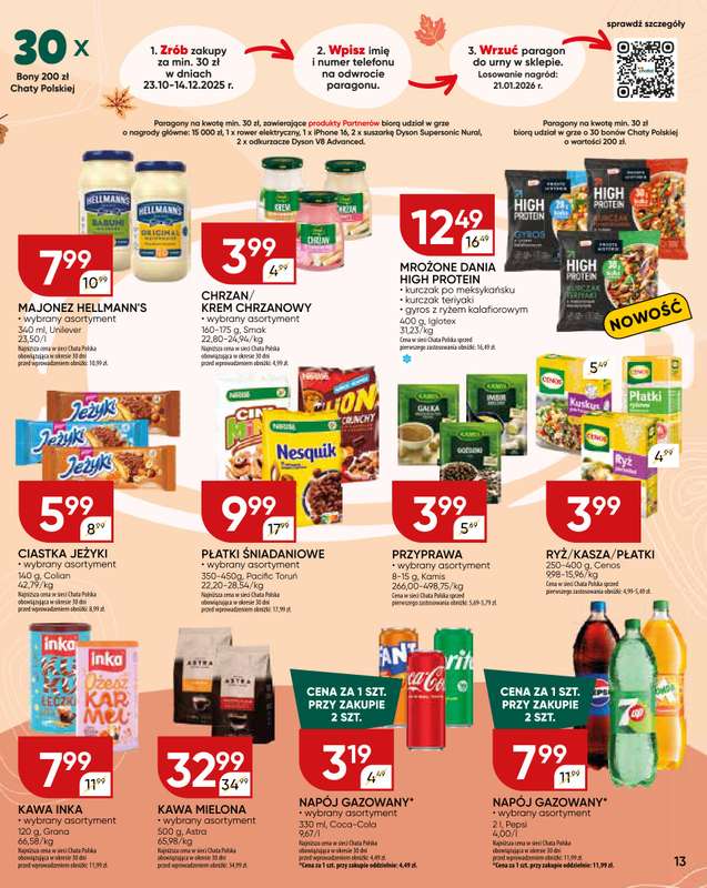 Chata Polska - gazetka promocyjna Gazetka od czwartku 20.11 do niedzieli 30.11 - strona 13