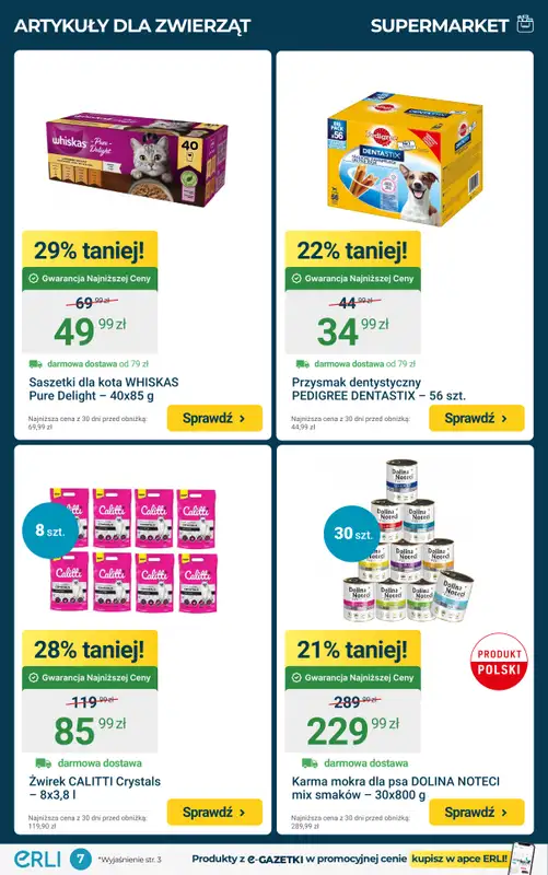 Erli - gazetka promocyjna Black Weeks - Supertanio dla malucha i dla pupila! od poniedziałku 10.11 do niedzieli 16.11 - strona 7