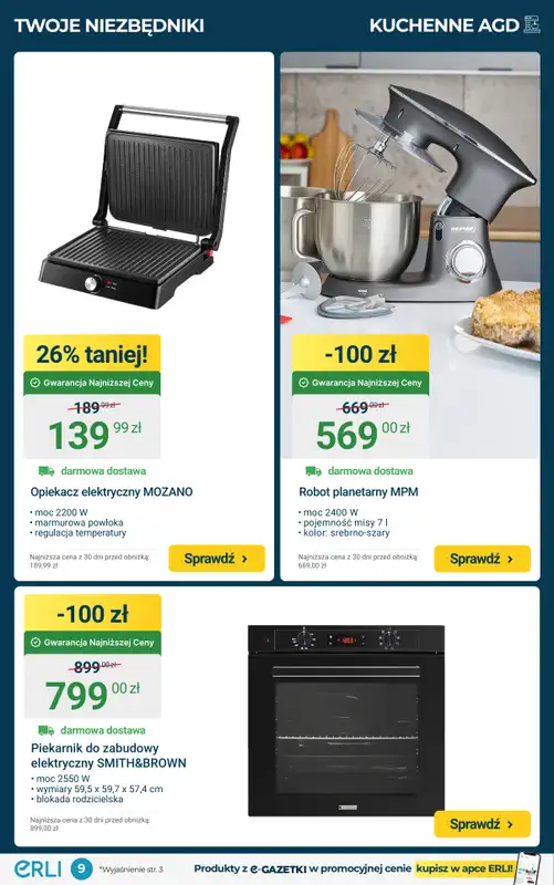 Erli - gazetka promocyjna Black Weeks - Elektronika i AGD najtaniej! od poniedziałku 10.11 do niedzieli 16.11 - strona 9