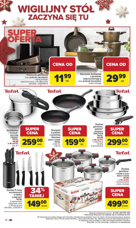 Carrefour - gazetka promocyjna Gazetka Święta spełnionych marzeń od poniedziałku 10.11 do soboty 29.11 - strona 10