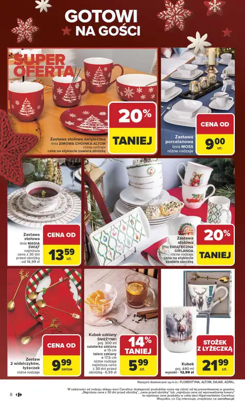 Carrefour - gazetka promocyjna Gazetka Święta spełnionych marzeń od poniedziałku 10.11 do soboty 29.11 - strona 8