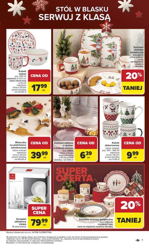 Carrefour - gazetka promocyjna Gazetka Święta spełnionych marzeń od poniedziałku 10.11 do soboty 29.11 - strona 7