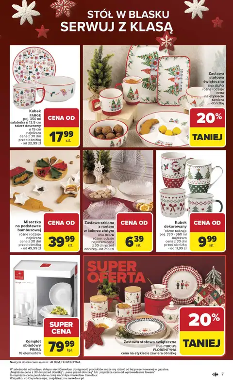Carrefour - gazetka promocyjna Gazetka Święta spełnionych marzeń od poniedziałku 10.11 do soboty 29.11 - strona 7