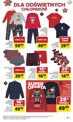 Carrefour - gazetka promocyjna Gazetka Święta spełnionych marzeń od poniedziałku 10.11 do soboty 29.11 - strona 21