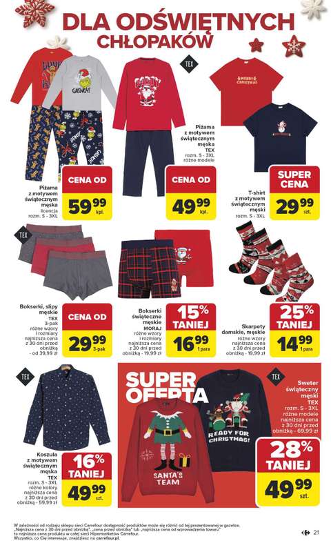 Carrefour - gazetka promocyjna Gazetka Święta spełnionych marzeń od poniedziałku 10.11 do soboty 29.11 - strona 21