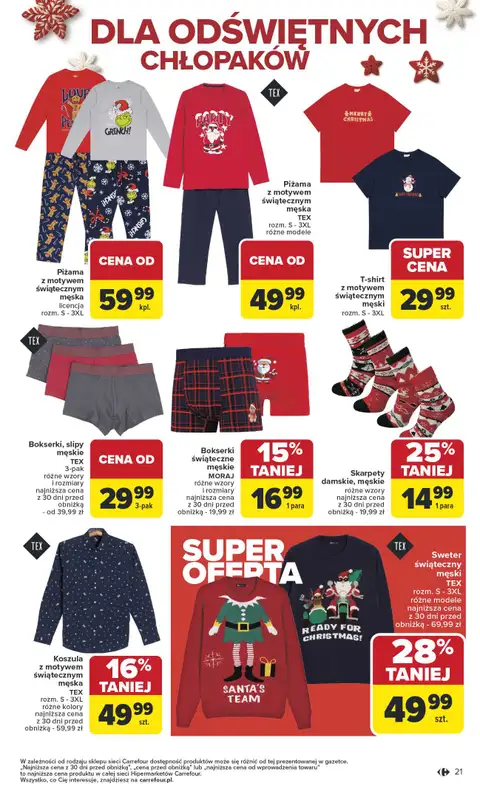 Carrefour - gazetka promocyjna Gazetka Święta spełnionych marzeń od poniedziałku 10.11 do soboty 29.11 - strona 21