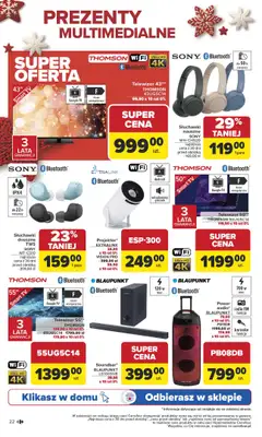 Carrefour - gazetka promocyjna Gazetka Święta spełnionych marzeń od poniedziałku 10.11 do soboty 29.11 - strona 22