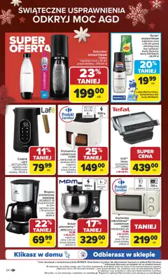 Carrefour - gazetka promocyjna Gazetka Święta spełnionych marzeń od poniedziałku 10.11 do soboty 29.11 - strona 24