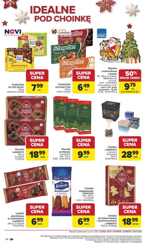 Carrefour - gazetka promocyjna Gazetka Święta spełnionych marzeń od poniedziałku 10.11 do soboty 29.11 - strona 34