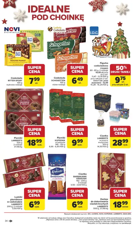 Carrefour - gazetka promocyjna Gazetka Święta spełnionych marzeń od poniedziałku 10.11 do soboty 29.11 - strona 34