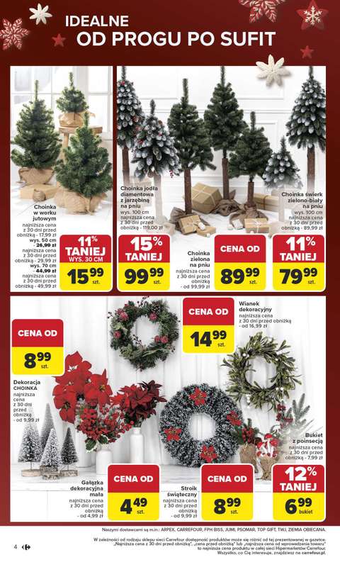 Carrefour - gazetka promocyjna Gazetka Święta spełnionych marzeń od poniedziałku 10.11 do soboty 29.11 - strona 4