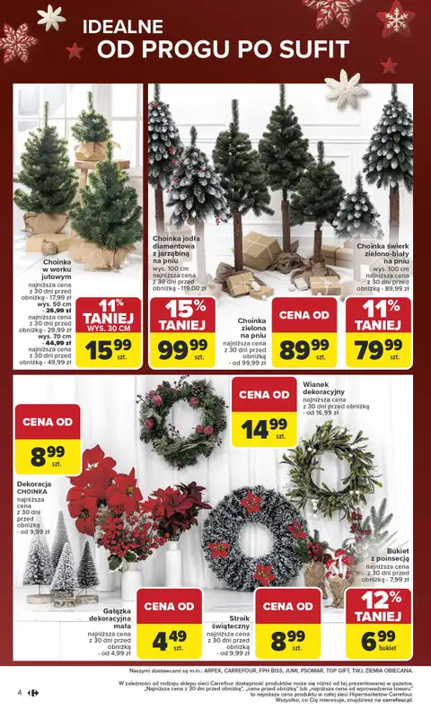 Carrefour - gazetka promocyjna Gazetka Święta spełnionych marzeń od poniedziałku 10.11 do soboty 29.11 - strona 4
