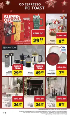 Carrefour - gazetka promocyjna Gazetka Święta spełnionych marzeń od poniedziałku 10.11 do soboty 29.11 - strona 12
