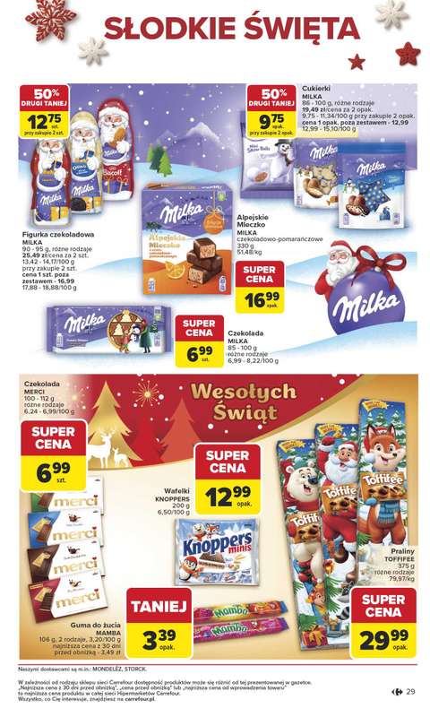 Carrefour - gazetka promocyjna Gazetka Święta spełnionych marzeń od poniedziałku 10.11 do soboty 29.11 - strona 29