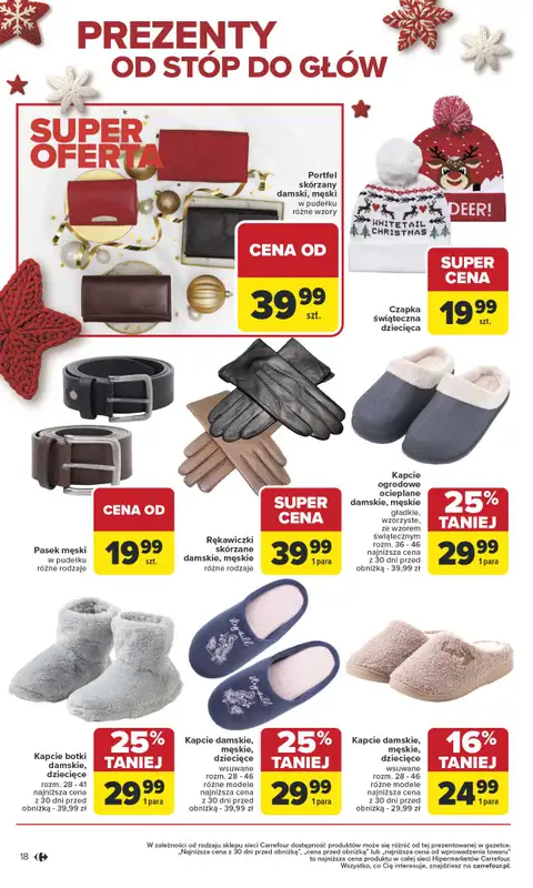 Carrefour - gazetka promocyjna Gazetka Święta spełnionych marzeń od poniedziałku 10.11 do soboty 29.11 - strona 18