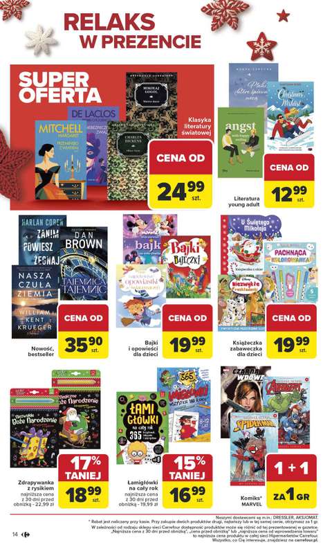 Carrefour - gazetka promocyjna Gazetka Święta spełnionych marzeń od poniedziałku 10.11 do soboty 29.11 - strona 14