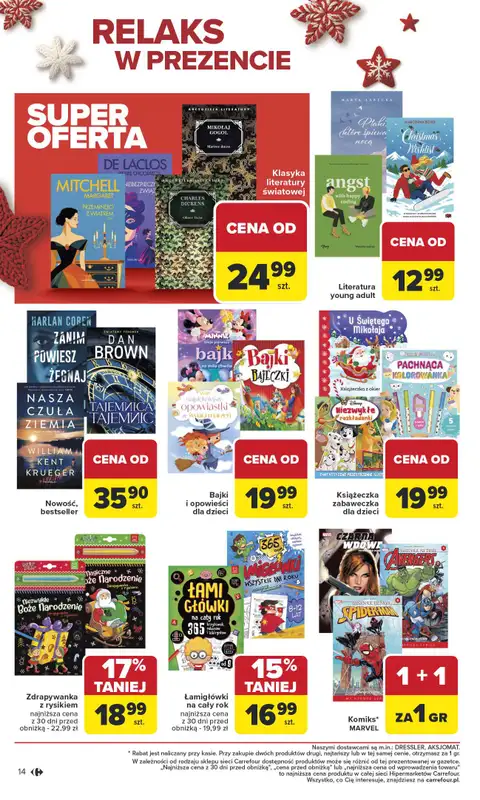 Carrefour - gazetka promocyjna Gazetka Święta spełnionych marzeń od poniedziałku 10.11 do soboty 29.11 - strona 14