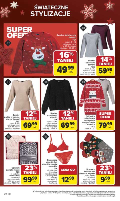 Carrefour - gazetka promocyjna Gazetka Święta spełnionych marzeń od poniedziałku 10.11 do soboty 29.11 - strona 20