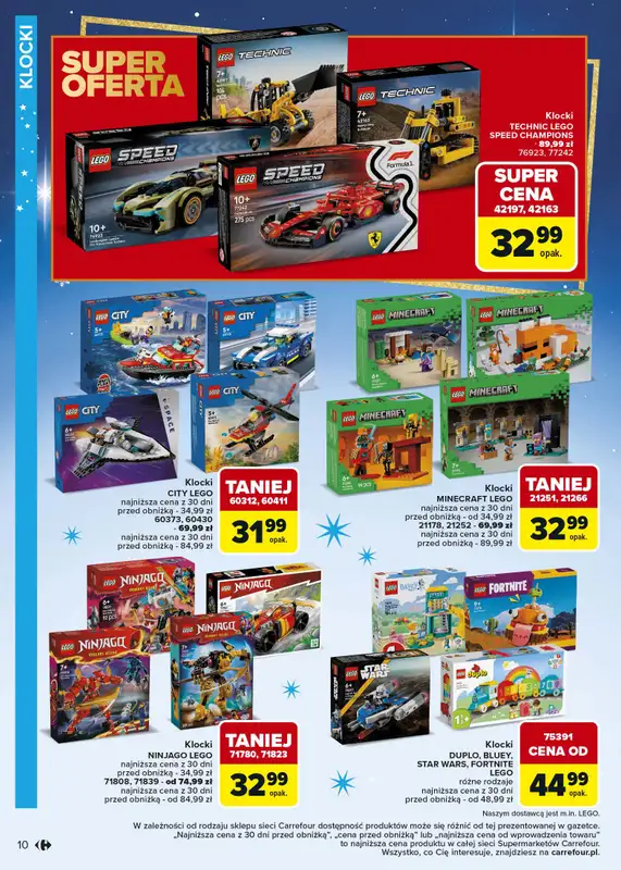 Carrefour Market - gazetka promocyjna Gazetka Zabawki od poniedziałku 10.11 do wtorku 23.12 - strona 10
