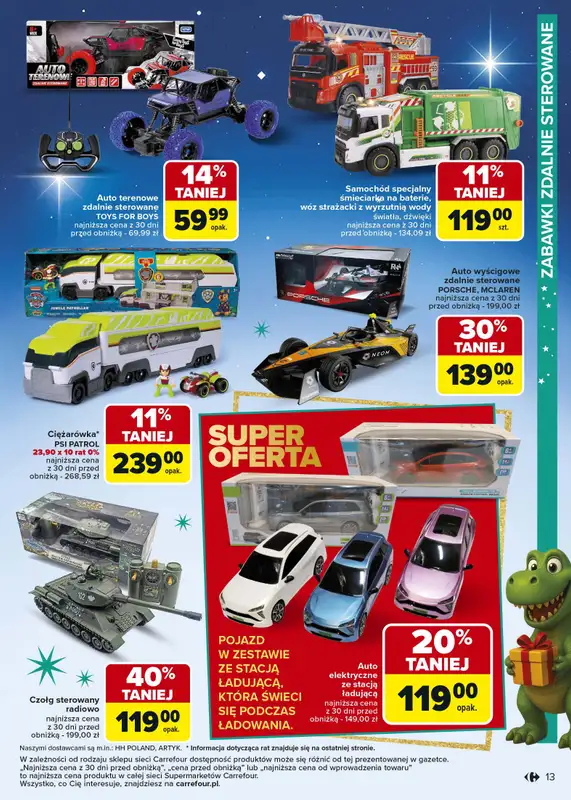 Carrefour Market - gazetka promocyjna Gazetka Zabawki od poniedziałku 10.11 do wtorku 23.12 - strona 13