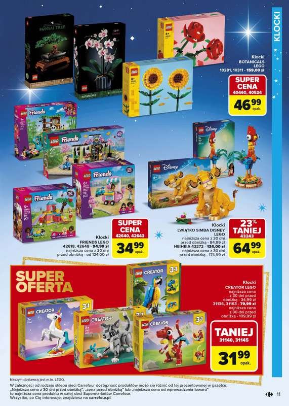 Carrefour Market - gazetka promocyjna Gazetka Zabawki od poniedziałku 10.11 do wtorku 23.12 - strona 11