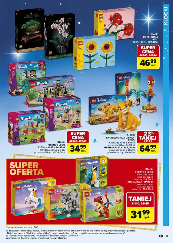 Carrefour Market - gazetka promocyjna Gazetka Zabawki od poniedziałku 10.11 do wtorku 23.12 - strona 11