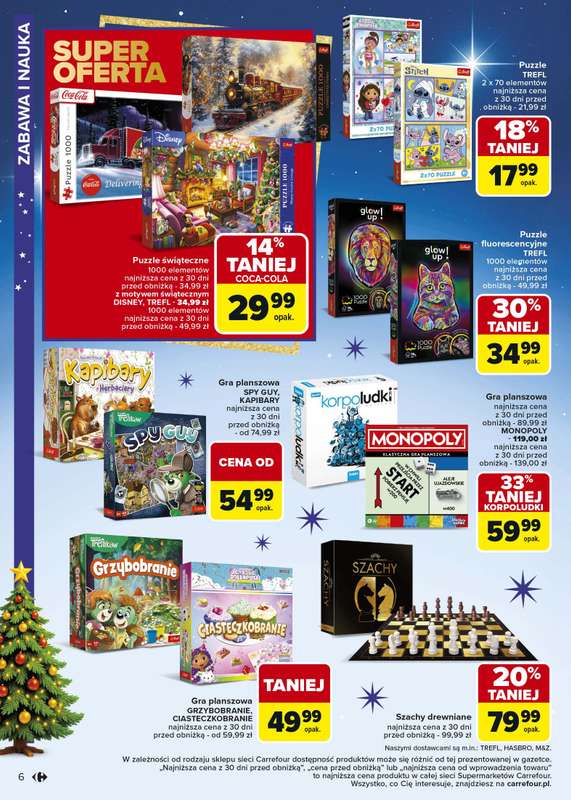 Carrefour Market - gazetka promocyjna Gazetka Zabawki od poniedziałku 10.11 do wtorku 23.12 - strona 6