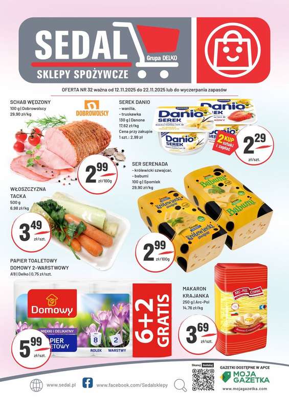 Sedal - gazetka promocyjna Gazetka od środy 12.11 do soboty 22.11