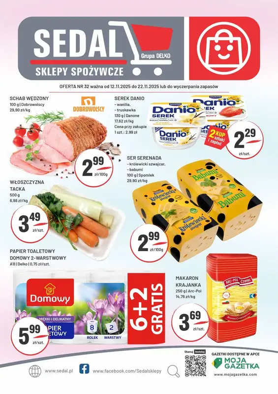 Sedal - gazetka promocyjna Gazetka od środy 12.11 do soboty 22.11