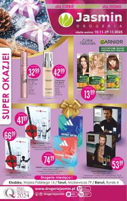 Drogerie Jasmin - gazetka promocyjna Gazetka od poniedziałku 10.11 do soboty 29.11