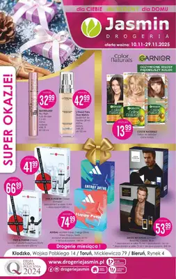 Drogerie Jasmin - gazetka promocyjna Gazetka od poniedziałku 10.11 do soboty 29.11