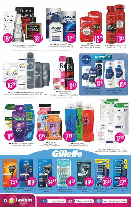 Drogerie Jasmin - gazetka promocyjna Gazetka od poniedziałku 10.11 do soboty 29.11 - strona 4