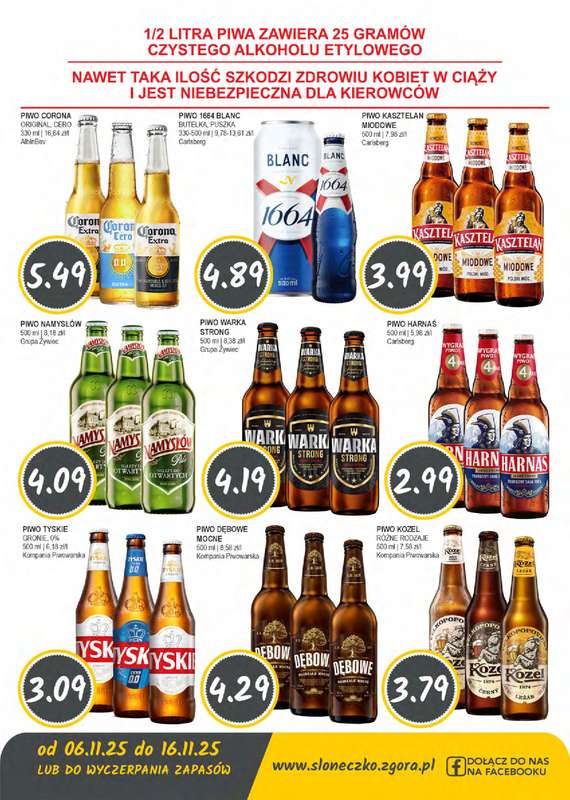 Słoneczko - gazetka promocyjna Gazetka od czwartku 06.11 do niedzieli 16.11 - strona 11