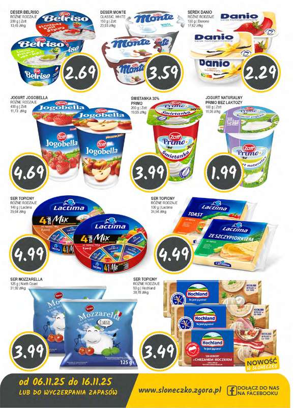 Słoneczko - gazetka promocyjna Gazetka od czwartku 06.11 do niedzieli 16.11 - strona 3