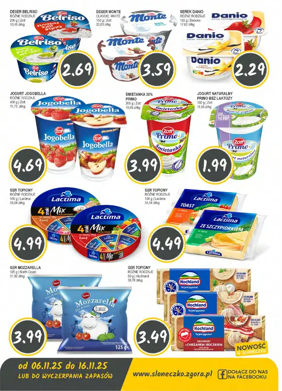 Słoneczko - gazetka promocyjna Gazetka od czwartku 06.11 do niedzieli 16.11 - strona 3