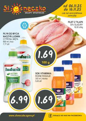 Słoneczko - gazetka promocyjna Gazetka od czwartku 06.11 do niedzieli 16.11
