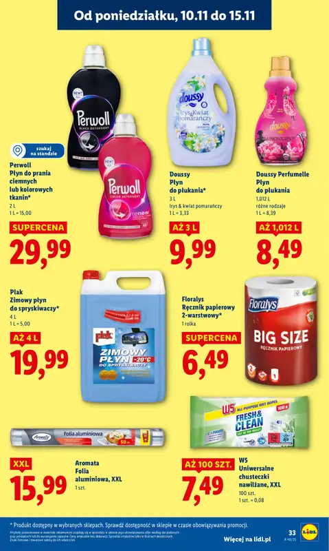 Lidl - gazetka promocyjna Oferta od poniedziałku od poniedziałku 10.11 do środy 12.11 - strona 33