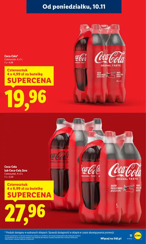 Lidl - gazetka promocyjna Oferta od poniedziałku od poniedziałku 10.11 do środy 12.11 - strona 11