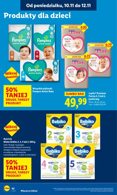 Lidl - gazetka promocyjna Oferta od poniedziałku od poniedziałku 10.11 do środy 12.11 - strona 64