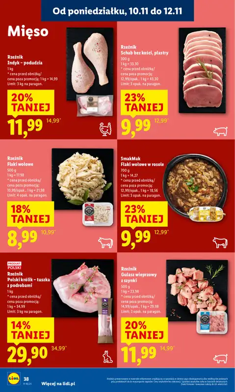 Lidl - gazetka promocyjna Oferta od poniedziałku od poniedziałku 10.11 do środy 12.11 - strona 38