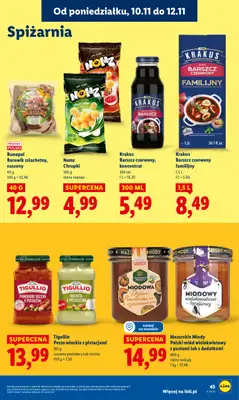 Lidl - gazetka promocyjna Oferta od poniedziałku od poniedziałku 10.11 do środy 12.11 - strona 45