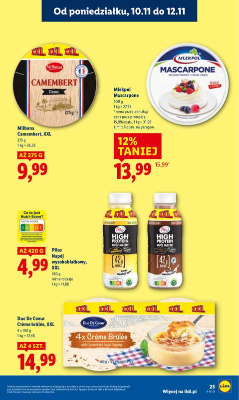Lidl - gazetka promocyjna Oferta od poniedziałku od poniedziałku 10.11 do środy 12.11 - strona 25