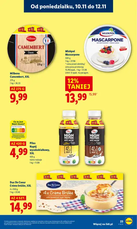 Lidl - gazetka promocyjna Oferta od poniedziałku od poniedziałku 10.11 do środy 12.11 - strona 25