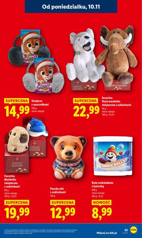 Lidl - gazetka promocyjna Oferta od poniedziałku od poniedziałku 10.11 do środy 12.11 - strona 53