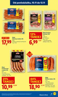 Lidl - gazetka promocyjna Oferta od poniedziałku od poniedziałku 10.11 do środy 12.11 - strona 21
