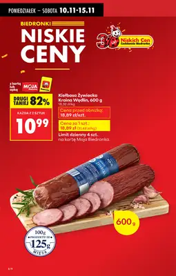 Biedronka - gazetka promocyjna Od poniedziałku, Z ladą tradycyjną od poniedziałku 10.11 do niedzieli 16.11 - strona 8