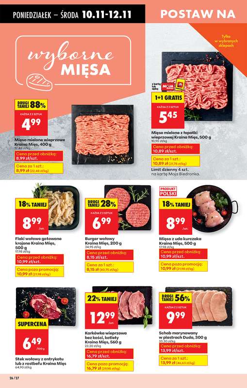 Biedronka - gazetka promocyjna Od poniedziałku, Z ladą tradycyjną od poniedziałku 10.11 do niedzieli 16.11 - strona 28