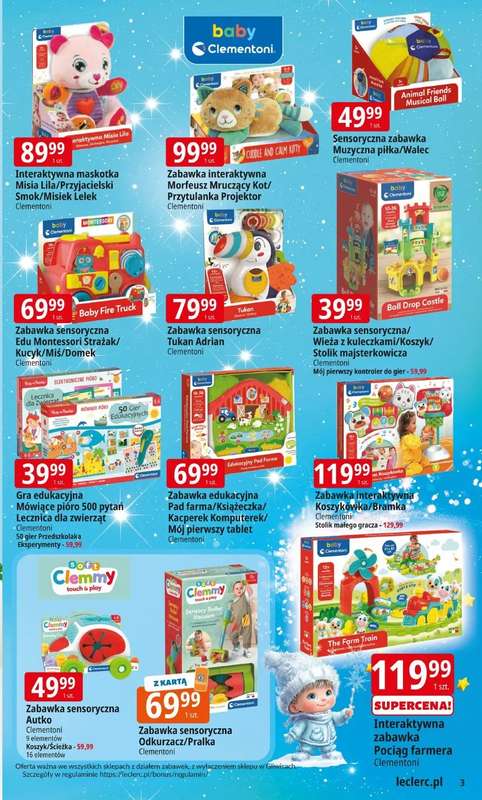 Leclerc - gazetka promocyjna Oferta E.Leclerc | Magiczny świat zabawek od środy 12.11 do niedzieli 07.12 - strona 3