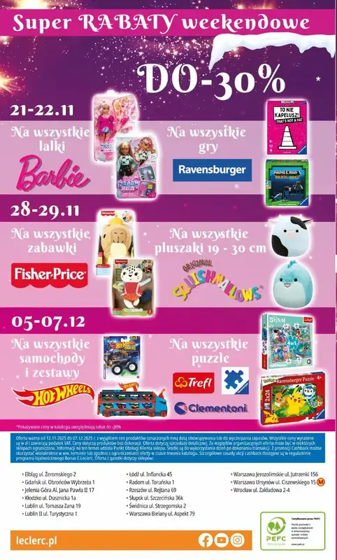 Leclerc - gazetka promocyjna Oferta E.Leclerc | Magiczny świat zabawek od środy 12.11 do niedzieli 07.12 - strona 31