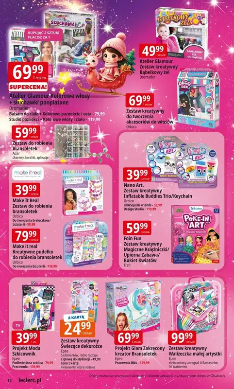 Leclerc - gazetka promocyjna Oferta E.Leclerc | Magiczny świat zabawek od środy 12.11 do niedzieli 07.12 - strona 12